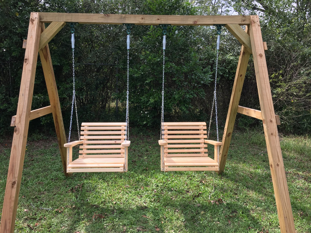 Peach State Extreme Duty Traditional Style Two 2' Swing Set $450.00 - Peach  State Swings