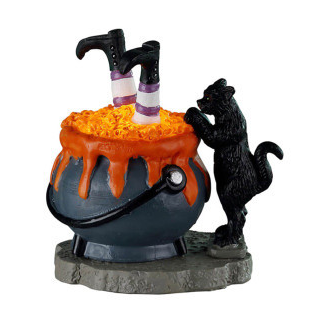 Lemax Spooky Town Witchy Cauldron