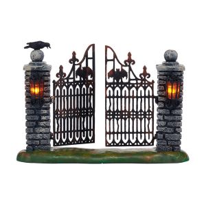 Addams Family Spooky Wrought Iron Gates