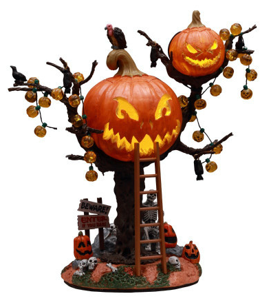 Lemax Spooky Town Pumpkin Tree House