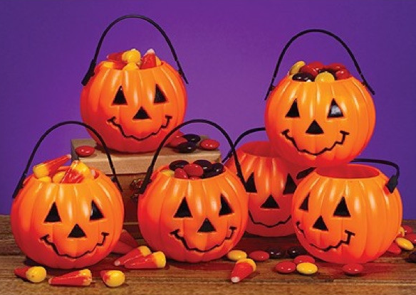 Pumpkin Candy Baskets 6-Pack
