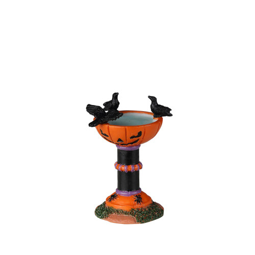 Lemax Jack-O-Lantern Birdbath