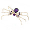 Purple Brunhildas Spider Clip 