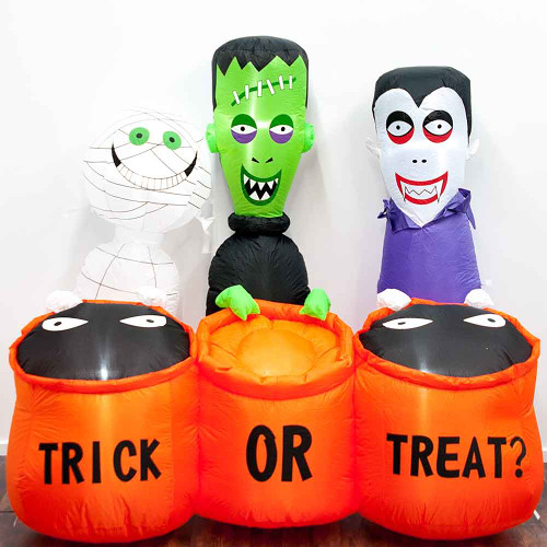 Inflatable Trick Or Treat Monsters 