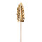 Witches of Halloween Metallic Gold Monstera Philo Leaf