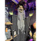 Animated Hanging Witch with Motion-Triggered Lights & Cackle