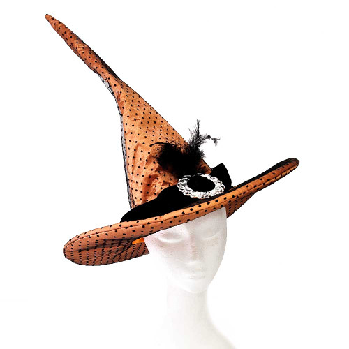 Witches Hat Orange Black Hat 