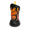 Flickering Halloween Candle with Motif  Orange
