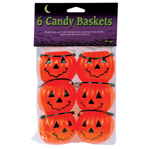 Trick or Treat Pumpkin Candy Baskets