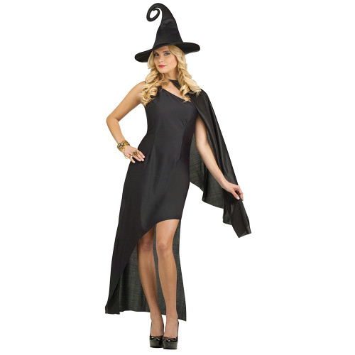 Ladies Black Magic Witches Costume