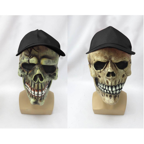 Halloween Latex Mask with Cap