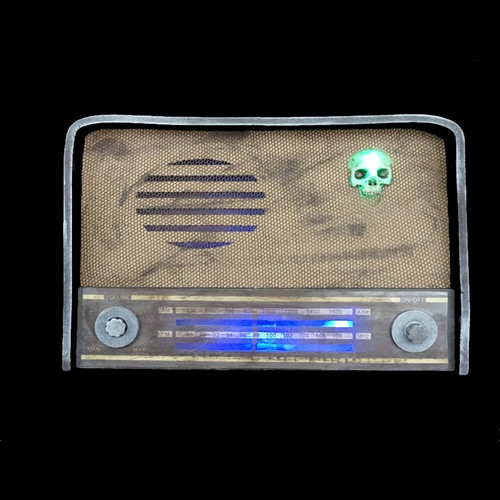 Haunted Light Up Radio 