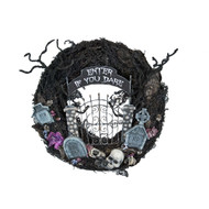 Halloween Wreath 'Enter if you Dare'