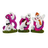 'Boo' Three Ghost Tabletop Figures -13 cm