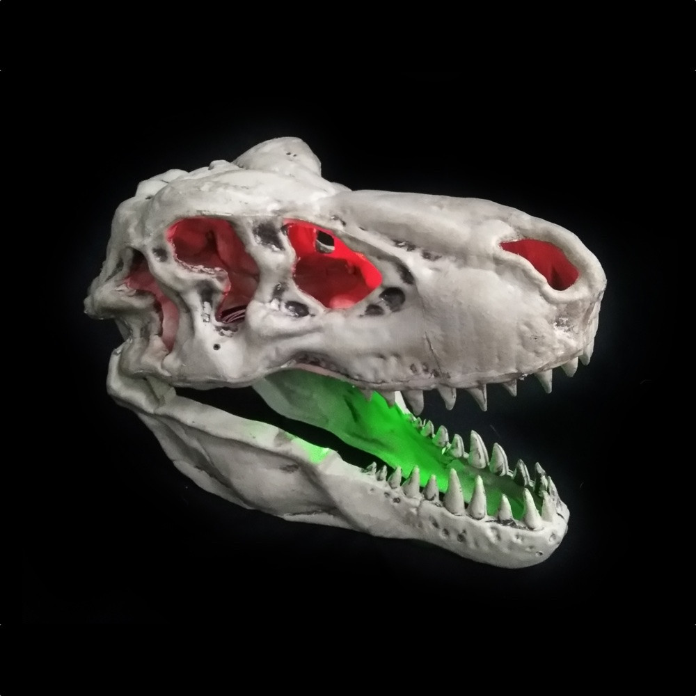 Light Up Halloween T Rex Skull Witches Of Halloween