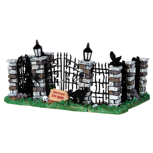 Lemax Spooky Iron Gate and Fence