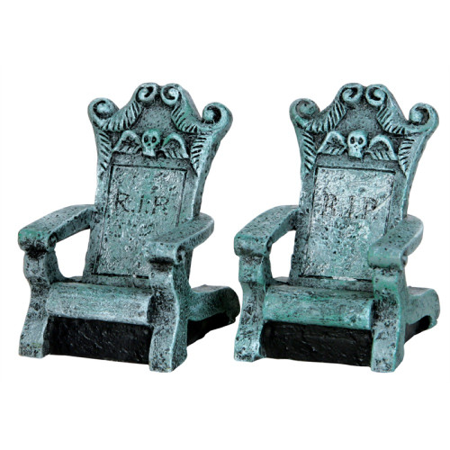 Lemax Tombstone Chairs