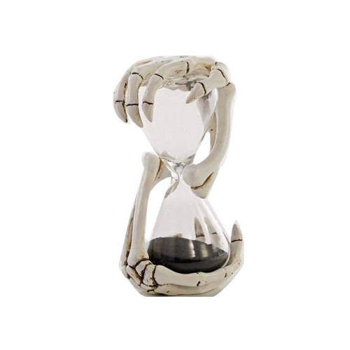 Katherines Skeleton Hand Hour Glass 