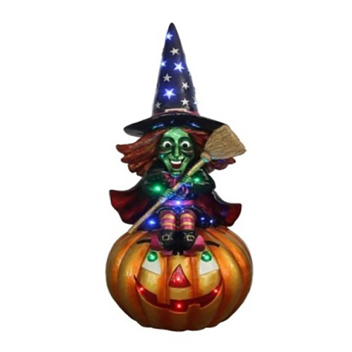 Indoor and Outdoor Lightup Motion Activated Witch - 128cm ...