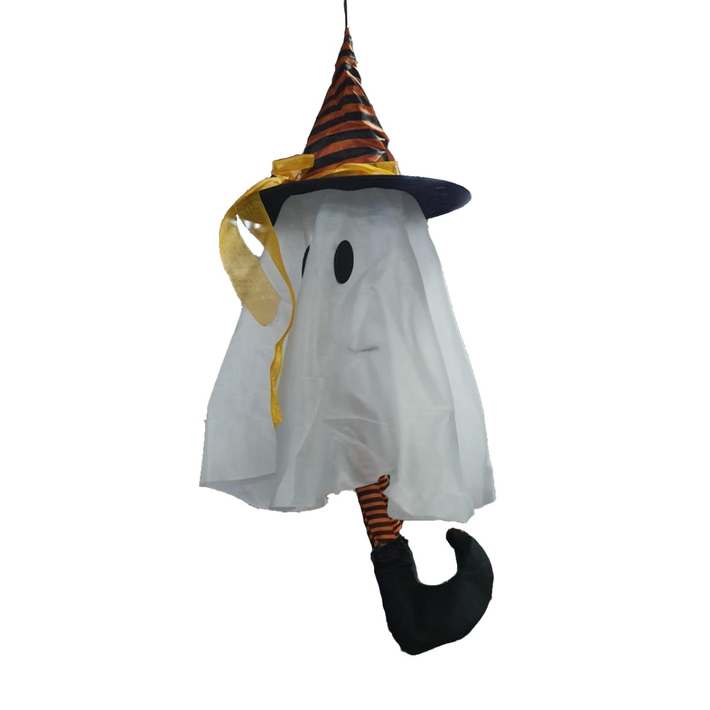Animated Kicking Hanging Ghost - 65cm - Witches of Halloween