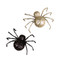Bethany Lowe Black and Gold Glittered Spider 