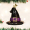 Witches Hat Glass Ornament 