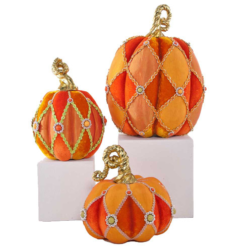 Halloween Pumpkins (Set of 3) 