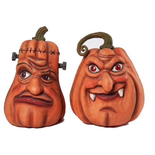 Haunted Pumpkins Set of 2 