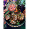 Spooky Candy Bowl Orange Pumpkin Face