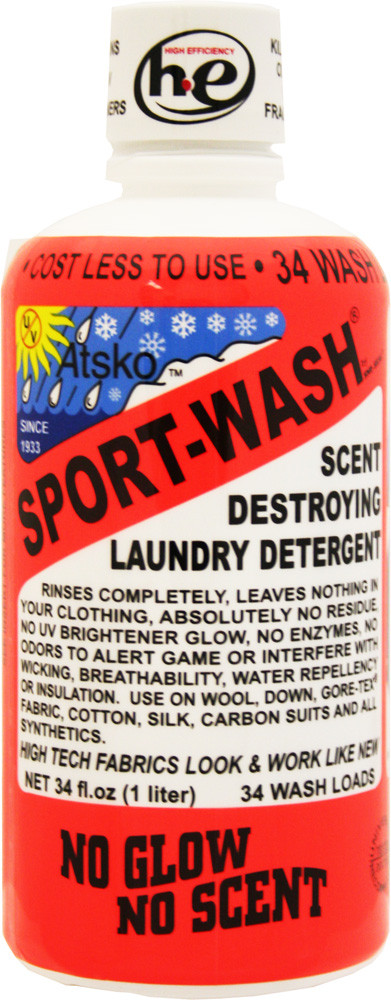 SPORT WASH LAUNDRY DETERGENT MULTIPLE SIZES HYPOALLERGENIC RESIDUE FREE