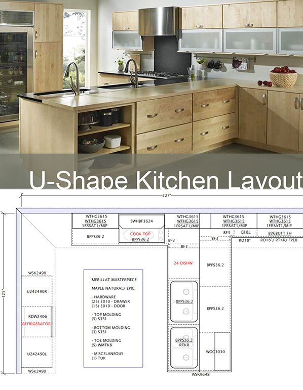 kitchen counter large size 15 x