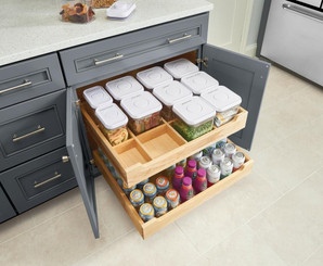 Merillat Masterpiece Collection OXO Canister Roll-Out Storage