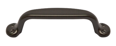Suitcase Collection - Dark Oil Rubbed Bronze Pull 3-3/4 in