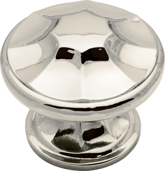Resolute Collection - Polished Nickel Round Knob
