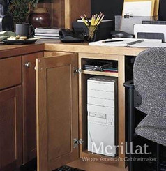 Merillat Masterpiece Base Desk Full-Height Door