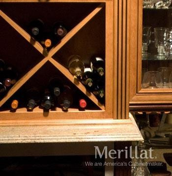 Merillat Masterpiece Base Wine Serving Area