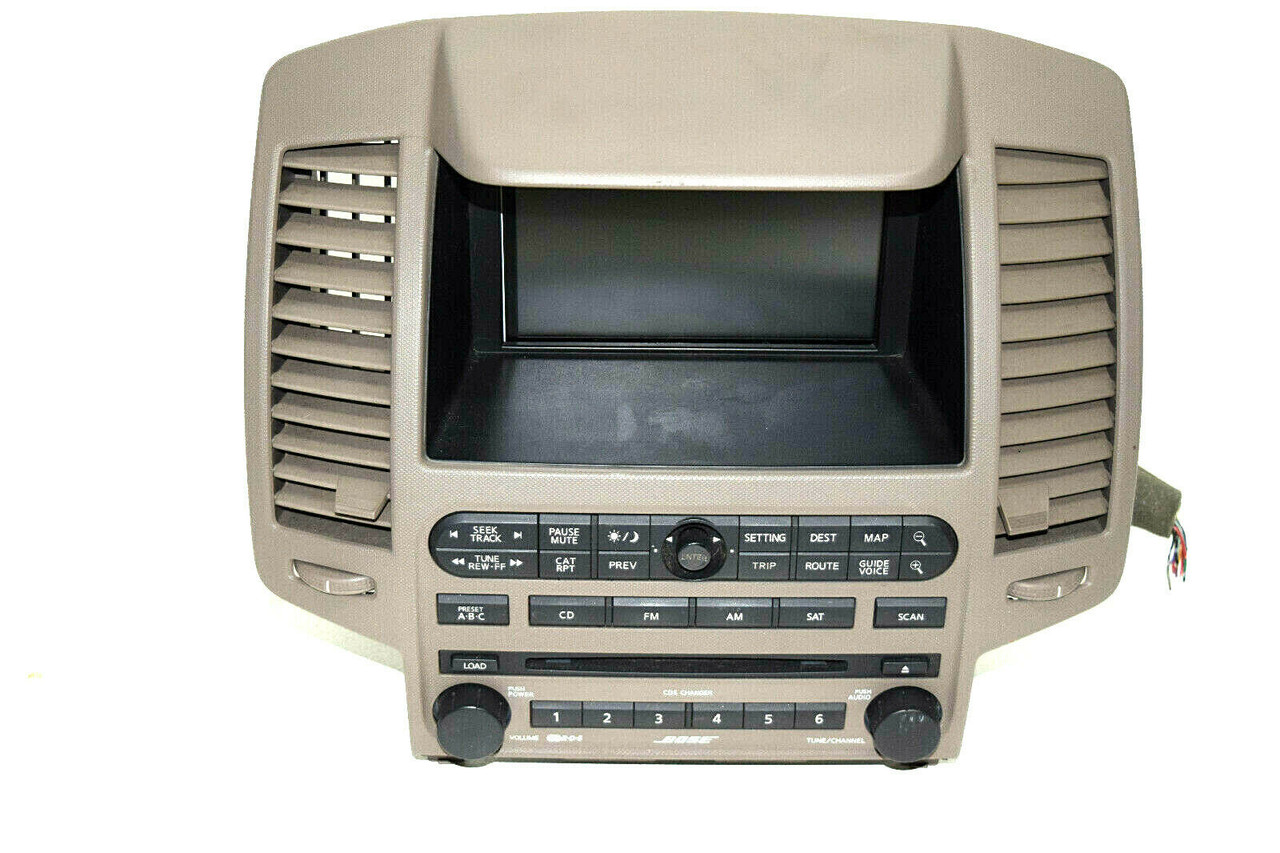 05 06 NISSAN ALTIMA BOSE NAVIGATION 