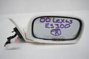 98 99 00 01 LEXUS ES300 RIGHT PASSENGER SIDE VIEW MIRROR WHITE OEM