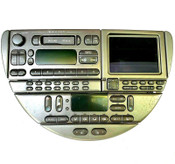 01 02 Jaguar S-Type Radio Navigation Heat A/C Climate Control 