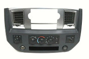 06 07 09 10 Dodge Ram 1500 2500 Center Dash Radio Vents Bezel Climate Control