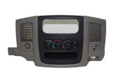 03 04 05 Dodge Ram 1500 2500 Radio Dash Bezel Climate Control Tan Black