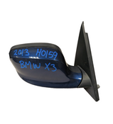 2011-2017 BMW X3 F25 Passenger Right Side Mirror Power Heated Blue
