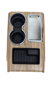 09 10 11 12 Ford F150 Radio Lariat Shifter Cupholder Bezel Wood Grain