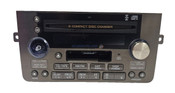 99 00 01Acura RL Radio 6 Disc CD Cassette Tape Player Receiver Missing Knob