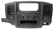 02 03 04 05 Dodge Ram 1500 2500 3500 Dash Bezel Manual Climate Control