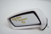 03 04 HYUNDAI TIBURON LEFT DRIVER SIDE VIEW MIRROR WHITE