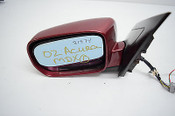 01 02 03 04 05 06 ACURA MDX LEFT DRIVER SIDE VIEW MIRROR MAROON