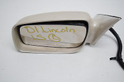 00 01 02 LINCOLN LS 4DR LEFT DRIVER SIDE MIRROR PEARL WHITE