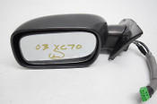 01 02 03 04 05 VOLVO XC70 LEFT DRIVER SIDE VIEW MIRROR BLACK