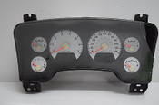 09 DODGE RAM 2500 SPEEDOMETER INSTRUMENT CLUSTER 40K MILES  GLASS COVER DAMAGED